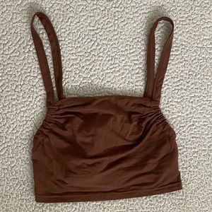 Cami top w/split thigh skirt